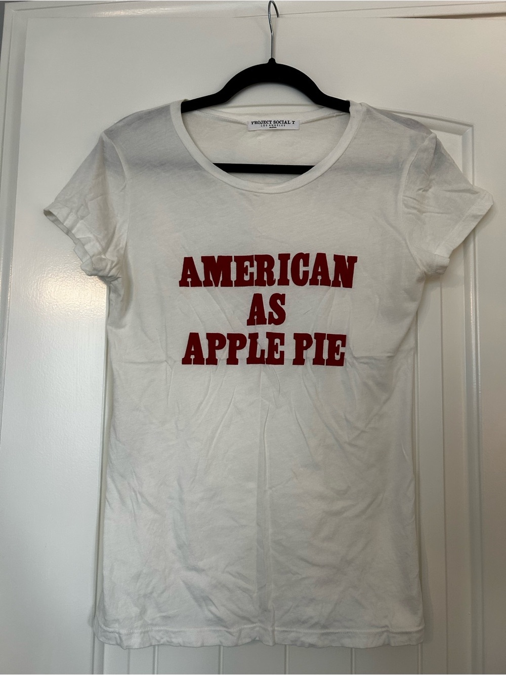 Project Social T “American as Apple Pie” T Shirt, Medium